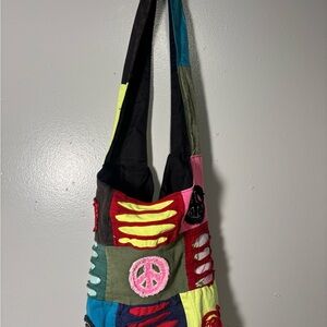 Patchwork Multi-Color Boho Shoulder Bag
